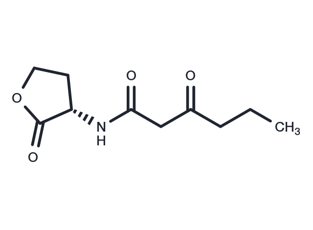 N-(beta-Ketocaproyl)-L-hoMoserine lactone Chemical Structure