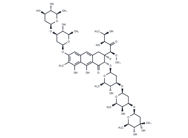 Mithramycin A Chemical Structure