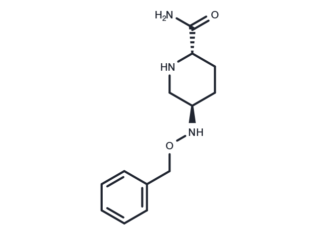 (2S,5R)-5-((Benzyloxy)amino)piperidine-2-carboxamide Chemical Structure