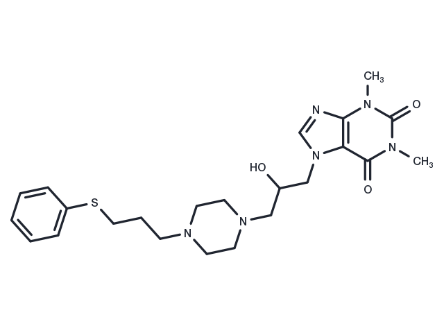 (±)-Tazifylline Chemical Structure