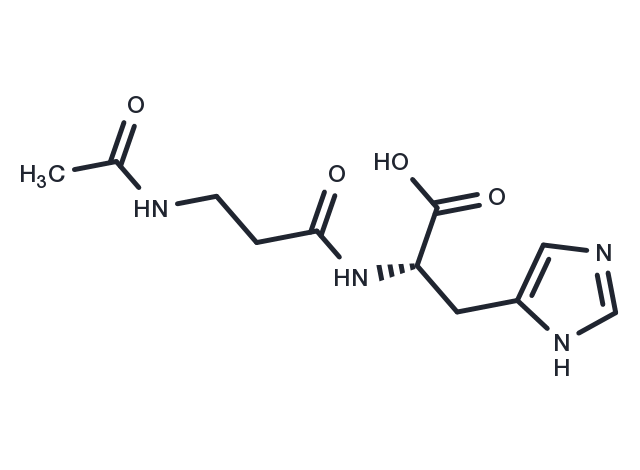 N-Acetylcarnosine Chemical Structure