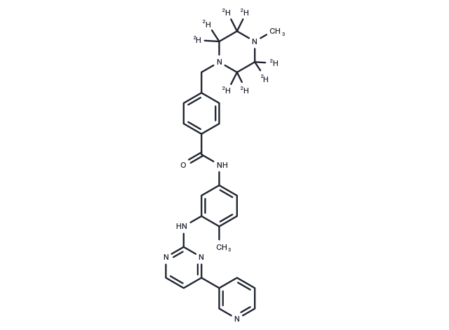 Imatinib-d8 Chemical Structure
