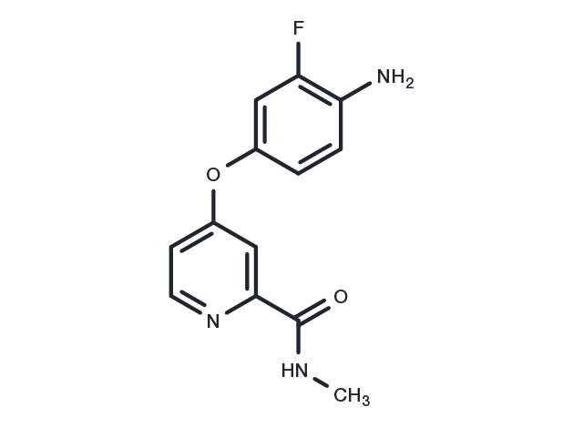4-(4-Amino-3-fluorophenoxy)-N-methylpicolinamide Chemical Structure