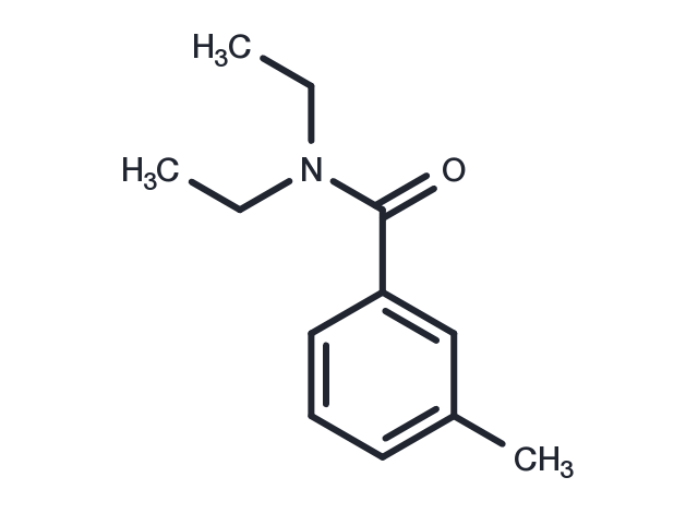 Diethyltoluamide Chemical Structure