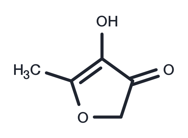 4-Hydroxy-5-methyl-3-furanone Chemical Structure
