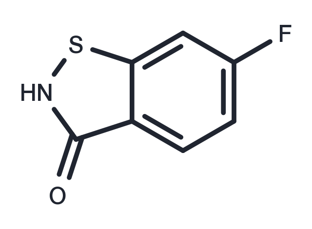 6-Fluoro-1,2-benzoisothiazol-3(2H)-one Chemical Structure