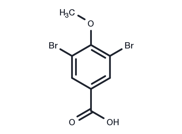 3,5-Dibromo-4-methoxybenzoic acid Chemical Structure