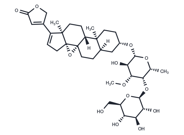 Dehydroadynerigenin glucosyldigitaloside Chemical Structure