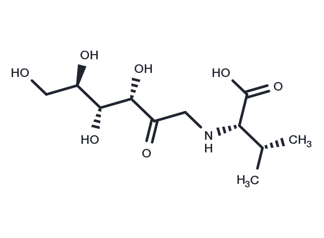 Fructosylvaline Chemical Structure