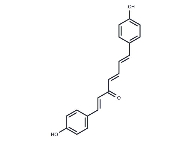 1,7-Bis(4-hydroxyphenyl)hepta-1,4,6-trien-3-one Chemical Structure
