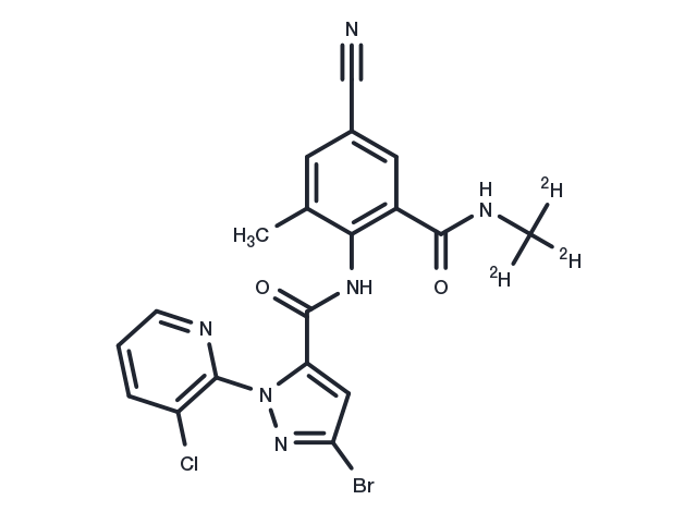 Cyantraniliprole-d3 Chemical Structure