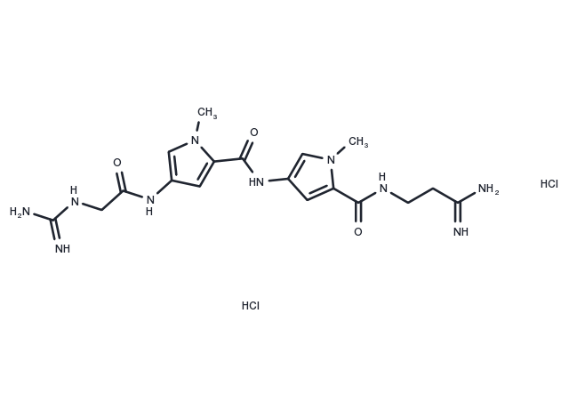 Netropsin dihydrochloride Chemical Structure