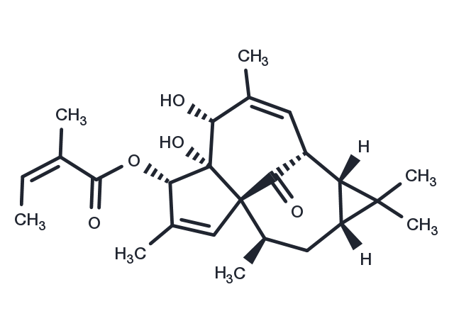 20-Deoxyingenol 3-angelate Chemical Structure