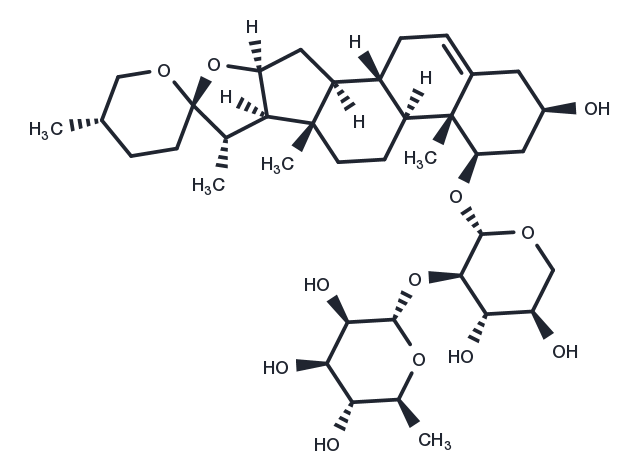 25(S)-Ruscogenin-1-O-α-L-rhamnopyranosyl (1→2)-β-D-xylopyranoside