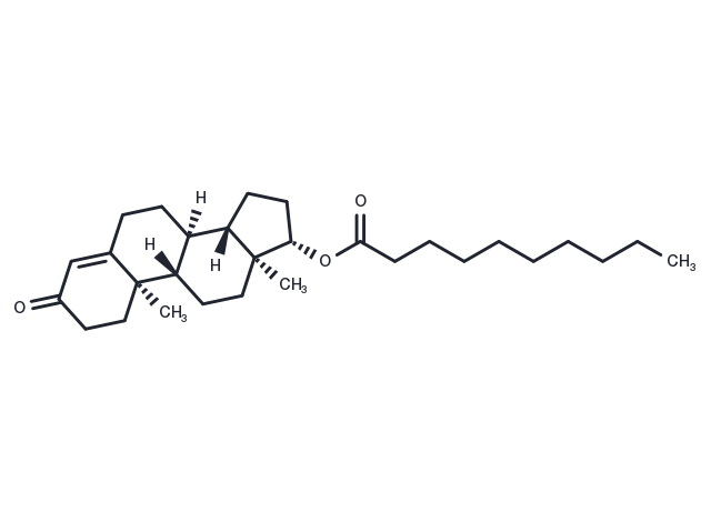 Testosterone decanoate Chemical Structure