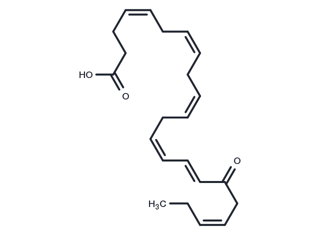 17-oxo-4(Z),7(Z),10(Z),13(Z),15(E),19(Z)-Docosahexaenoic Acid Chemical Structure