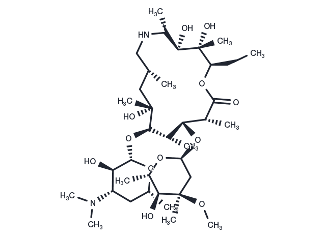 Azathramycin Chemical Structure