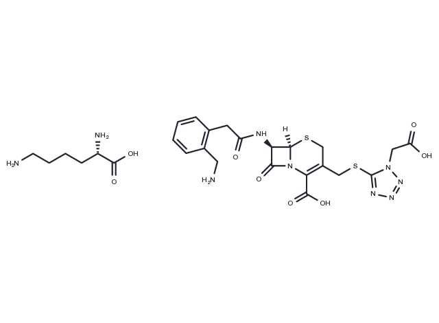 Ceforanide lysine Chemical Structure