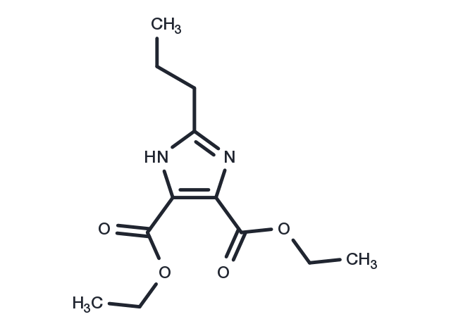 Diethyl 2-propyl-1H-imidazole-4,5-dicarboxylate Chemical Structure
