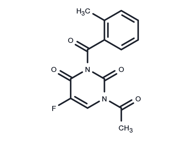 1-Acetyl-3-o-toluyl-5-fluorouracil Chemical Structure