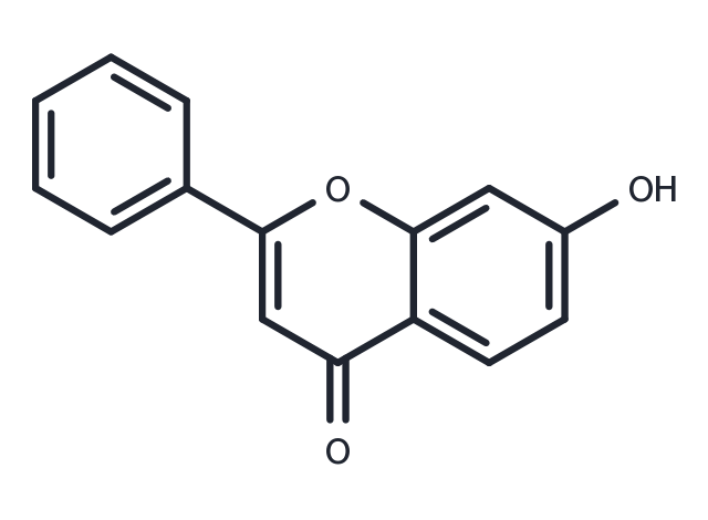 7-Hydroxyflavone Chemical Structure