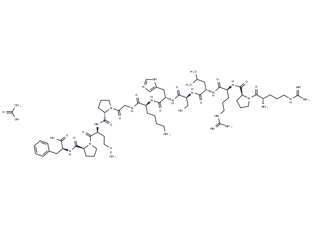 Apelin-12 acetate Chemical Structure