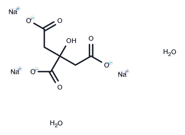 Sodium citrate dihydrate Chemical Structure