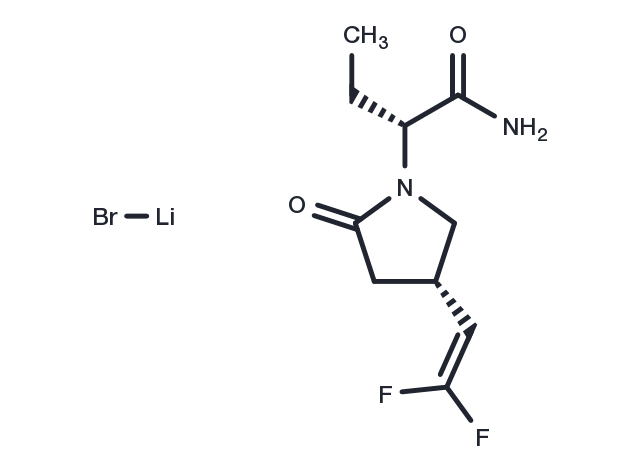 Seletracetam lithium bromide Chemical Structure