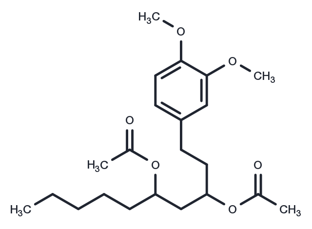 Methyl diacetoxy-6-gingerdiol Chemical Structure