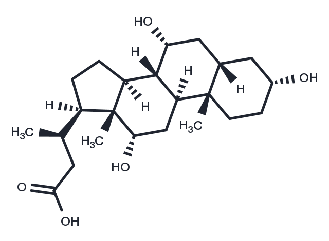 Norcholic Acid Chemical Structure