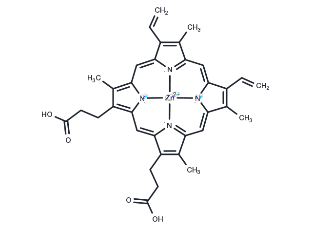 Zinc Protoporphyrin Chemical Structure