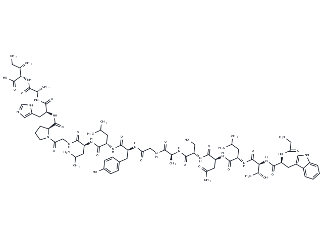 Galanin (1-16), mouse, porcine, rat Chemical Structure