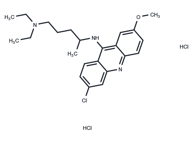 Quinacrine dihydrochloride Chemical Structure