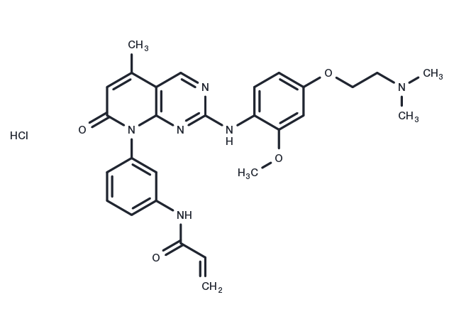 EGFR-IN-1 hydrochloride Chemical Structure