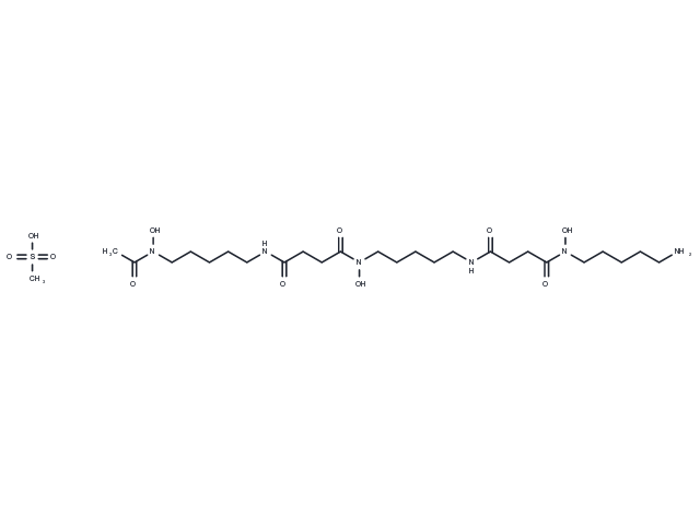 Deferoxamine Mesylate Chemical Structure