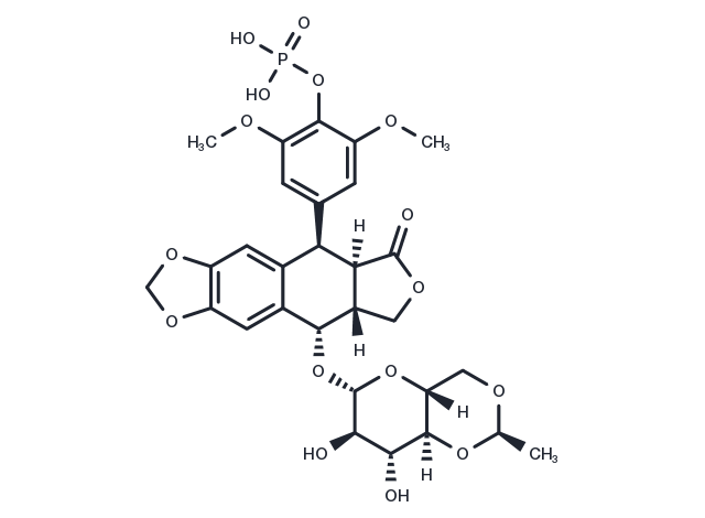 Etoposide Phosphate Chemical Structure