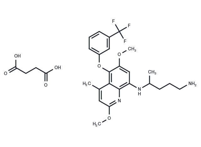 Tafenoquine Succinate Chemical Structure