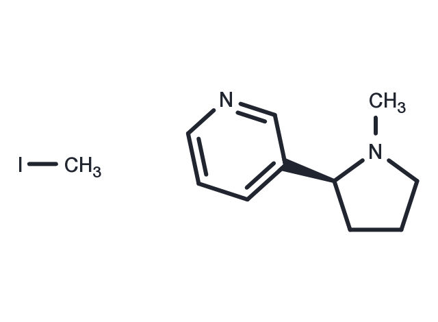 Nicotine monomethiodide Chemical Structure