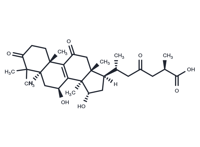 Ganoderic acid A Chemical Structure