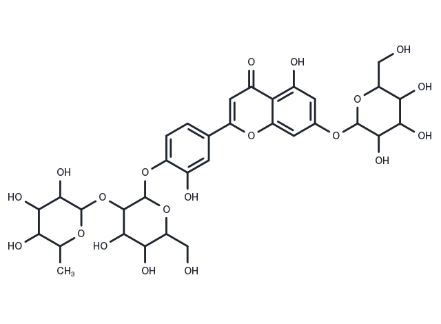 Genistein 7-O-β-D-glucopyranoside-4'-O-[α-L-rhamnopyranosyl-(1→2)-β-D-glucopyranoside]