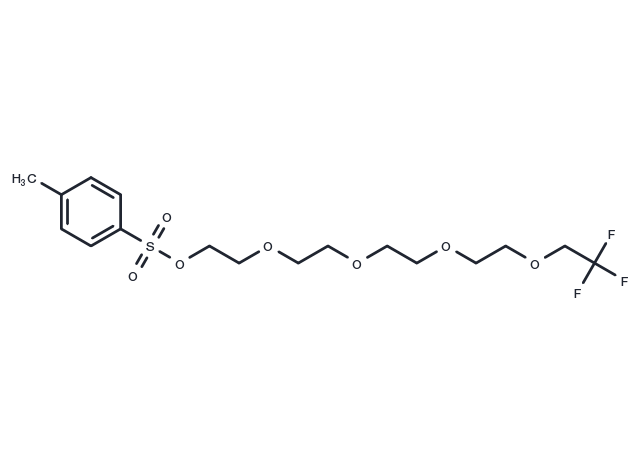 1,1,1-Trifluoroethyl-PEG4-Tos Chemical Structure