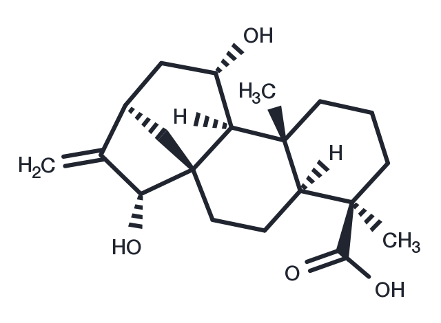 11,15-Dihydroxy-16-kauren-19-oic acid Chemical Structure