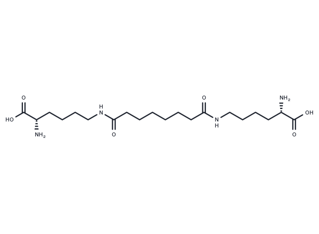L-Lysine, N6,N6'-(1,8-dioxo-1,8-octanediyl)bis- Chemical Structure