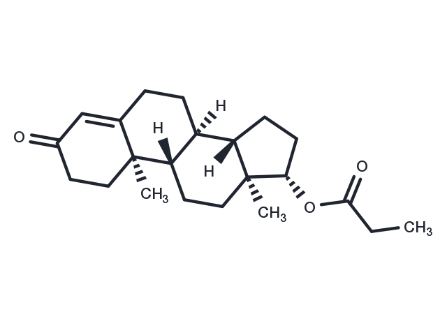 Testosterone propionate Chemical Structure