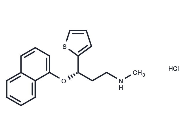 Duloxetine hydrochloride Chemical Structure
