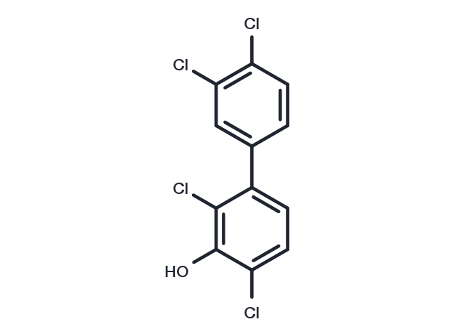 (1,1'-Biphenyl)-3-ol, 2,3',4,4'-tetrachloro- Chemical Structure