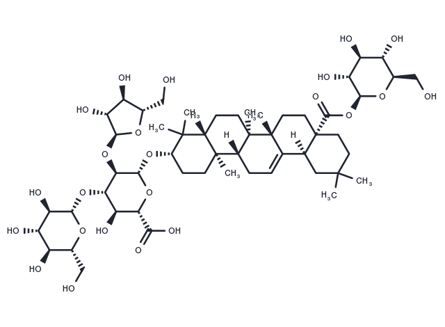 Kalopanaxsaponin G Chemical Structure