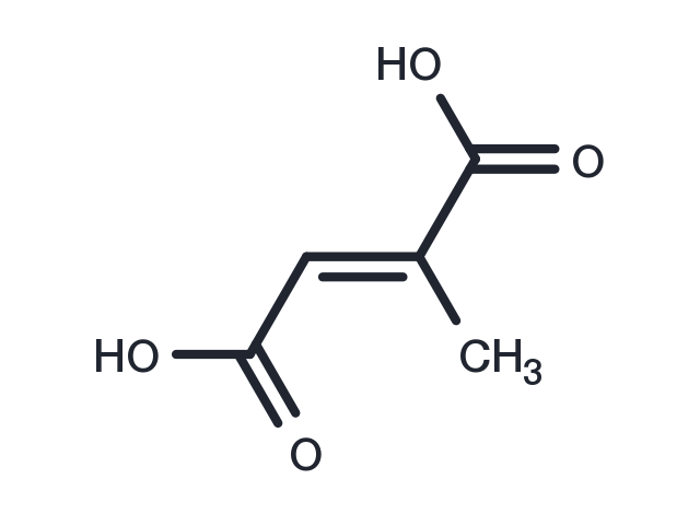 Mesaconic acid Chemical Structure