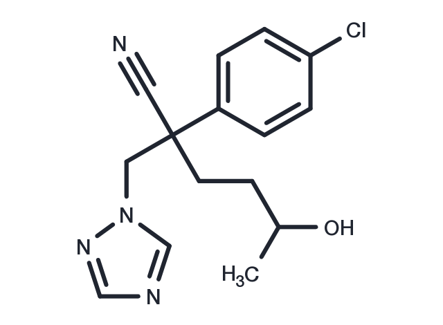 Myclobutanil hydroxide Chemical Structure
