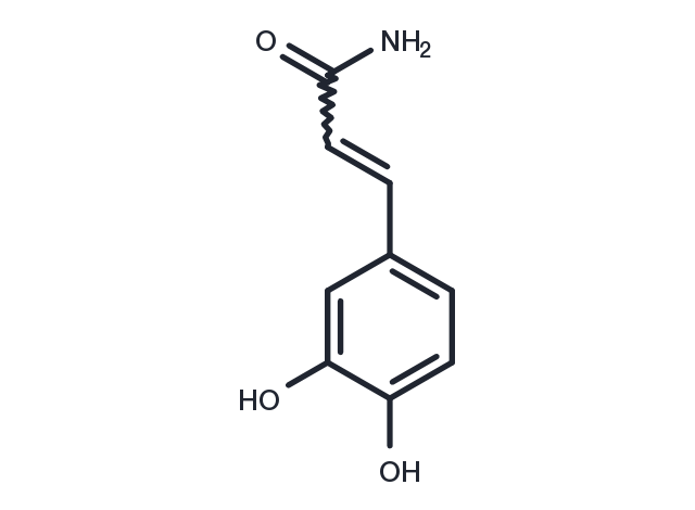 3,4-Dihydroxycinnamamide Chemical Structure